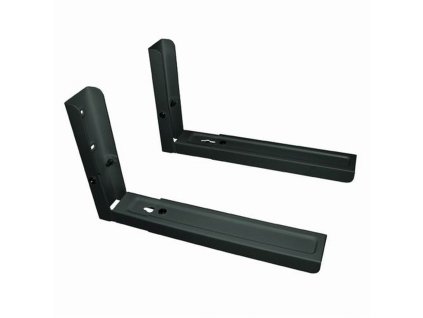 Držiak na mikrovlnnú rúru na stenu TM Electron 35 kg Oceľ Čierna