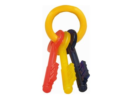 Hryzadlo pre psa Dog teether Nylabone Kľúče Bacon Veľkosť S Nylón Termoplast Šteniatka