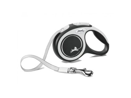 Vodítko pre psa Flexi New Comfort Čierna black Veľkosť XS (3 m)