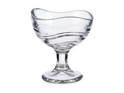 Sada pohárov na zmrzlinu Sklo Transparentná (135 ml) (6 ks)
