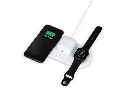 Bezdrôtová nabíjačka KSIX Apple-compatible Biela