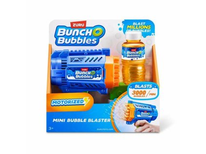 Bublifuková pištoľ Zuru BunchO Mini Bubble Blaster Modrá (20 x 20 x 7 cm)