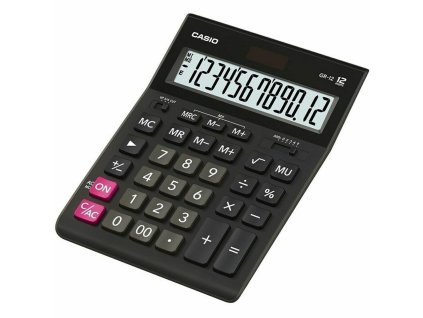 Kalkulačka Casio GR-12C-BK-W-EP Čierna