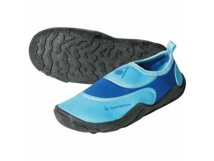 Detské topánky do vody Aqua Sphere BeachWalker Akvamarínová