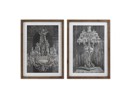 Maľba DKD Home Decor Lampa (50 x 2 x 70 cm) (2 kusov)