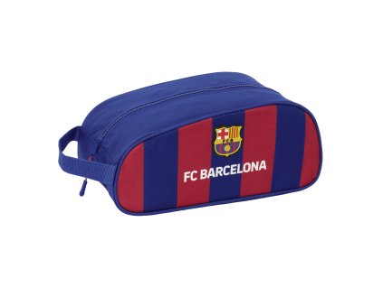 Cestovná taška na topánky F.C. Barcelona Hnedočervená Námornícka modrá (34 x 15 x 18 cm)