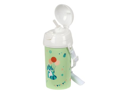 Detská fľaša so slamkou Safta Fiesta PVC Bez BPA Zelená (500 ml) (7,3 x 19,5 x 7,3 cm)