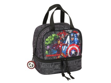 Taška na obed The Avengers Vendetta Čierna (20 x 20 x 15 cm)