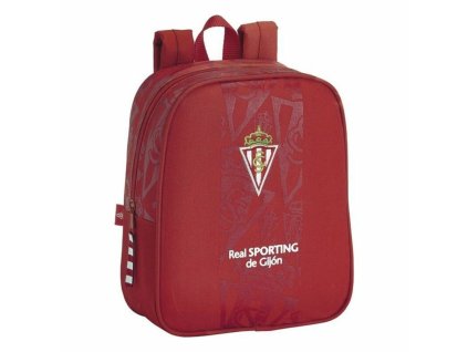 Batoh pre deti Real Sporting de Gijón Červená