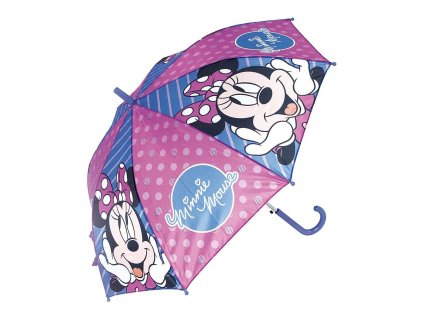 Automatický dáždnik Minnie Mouse Lucky Modrá Ružová (Ø 84 cm)
