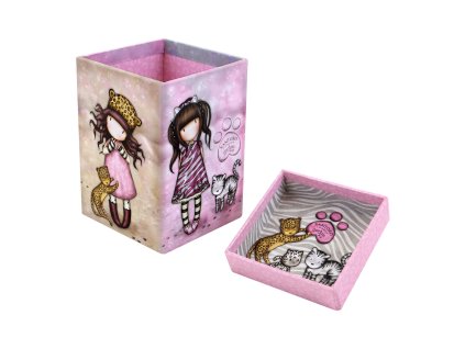 Stojan na perá a ceruzky Gorjuss Ruby wild Viacfarebná Kartón (8,2 x 11,2 x 8,2 cm)