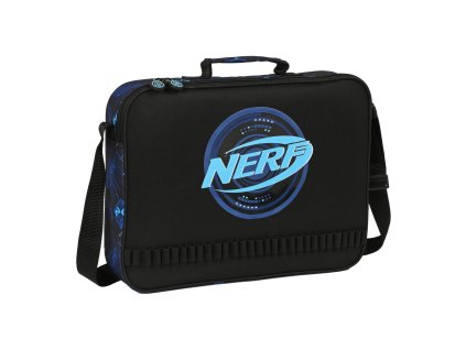 Školská taška cez rameno Nerf Boost Čierna (38 x 28 x 6 cm)