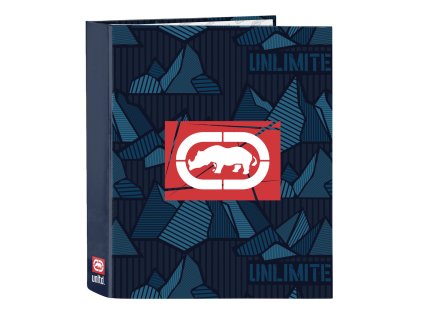 Krúžkový zakladač Eckō Unltd. Peaks A4 Námornícka modrá (27 x 33 x 6 cm) (40 mm)