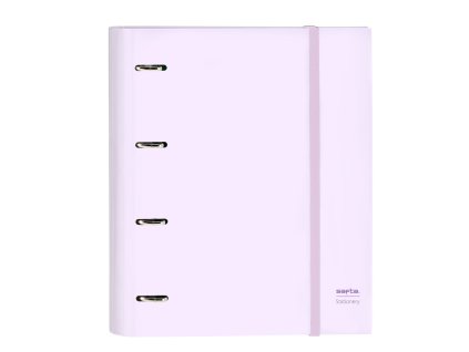 Krúžkový zakladač Safta Lila Fialová (27 x 32 x 3.5 cm) (Náplň 100 listov)