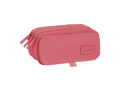 Trojitý peračník Safta Marsala 21,5 x 10 x 8 cm Hnedočervená