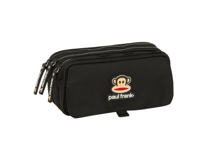 Trojitý peračník Paul Frank Join the fun Čierna 21,5 x 10 x 8 cm