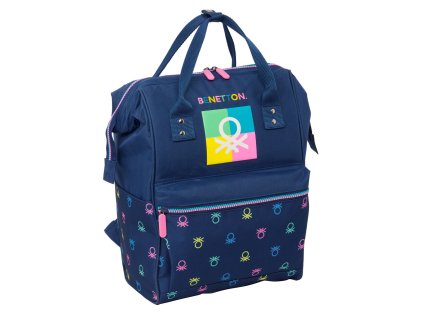 Batoh na Notebook až 13" Benetton Cool Námornícka modrá 27 x 40 x 19 cm
