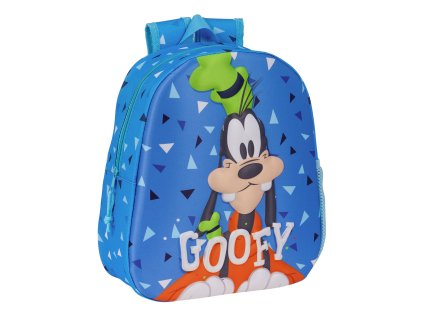 Detský batoh 3D Clásicos Disney Goofy Modrá (27 x 33 x 10 cm)