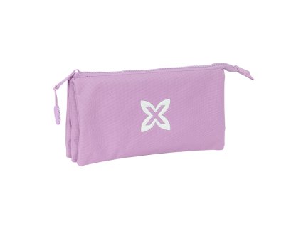 Trojitý peračník pre starších žiakov a študentov Munich Basic Odpudzovač vody Fialová (22 x 12 x 3 cm)