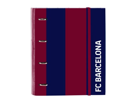 Krúžkový zakladač s náplňou 100 listov F.C. Barcelona 24/25 Hnedočervená Námornícka modrá (27 x 32 x 3,5 cm)