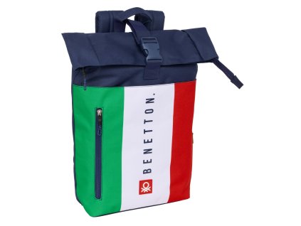Batoh na notebook Benetton Flag Námornícka modrá (až 15,6'') (28 x 42 x 13 cm)