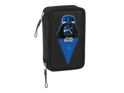 Dvojitý peračník PLUMIER Star Wars Rebellion Čierna (12,5 x 19,5 x 4 cm) (28 Kusy)