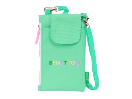 Peňaženka a puzdro na mobil 2 v 1 Benetton Mint Zelená