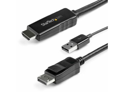 Adaptér Display Port na HDMI/VGA Startech HD2DPMM2M (2 m) Čierna