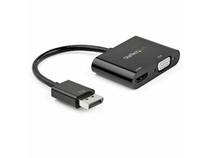 Adaptér Display Port na HDMI/VGA Startech DP2VGAHD20 4K Ultra HD Čierna