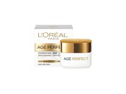 Denný pleťový krém na tvár proti ovisnutej koži L'Oreal Professionnel Paris Age Perfect Sójové bôby (50 ml)