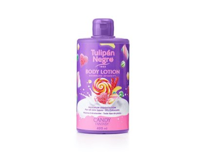 Hydratačné telové mlieko Tulipán Negro Candy Fantasy Purple (400 ml)