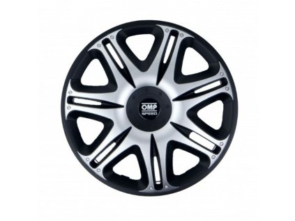 Puklice OMP Ghost Speed Čierna Striebristý 15" (4 ks)