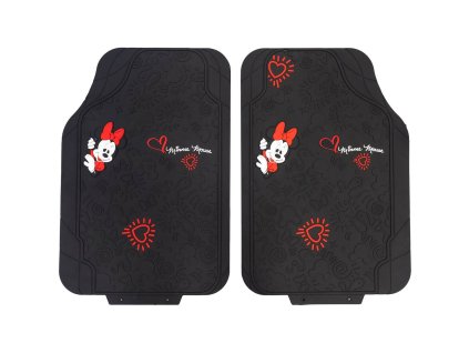 Sada rohoží do auta Minnie Mouse CZ10901 PVC Čierna Predné Univerzálny (2 ks)