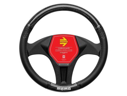 Poťah na volant Momo MOMLSWC0LXBLK (Ø 38-39 cm)