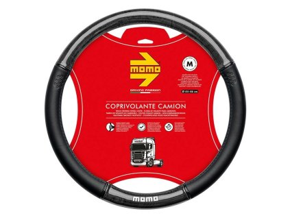 Poťah na volant Momo MOMLSWCTLXBLK (Ø 44-46 cm)