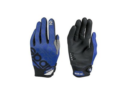 Rukavice pre mechanikov Sparco Meca 3 Modrá