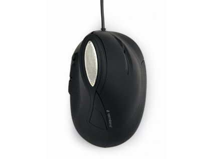 Myš s Káblom a Optickým Senzorom GEMBIRD MUS-ERGO-03. 3200 DPI Čierna