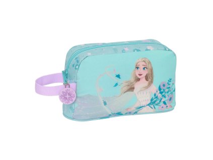 Termo box na desiatu Frozen Hello spring Tyrkysová modrá (21.5 x 12 x 6.5 cm)