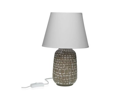 Stolná lampa Versa Asya Textil Keramický (24,5 x 40 x 13 cm)