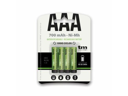 Dobíjacie Batérie AAA TM Electron R03 700 mAh Ni-Mh