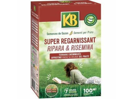 Trávna zmes na dosiatie trávnika KB Rýchly 2 kg (100 m²)