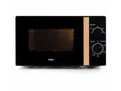 Mikrovlnná rúra DOMO Čierna 700 W 20 l (44 x 25,9 x 35,9 cm)