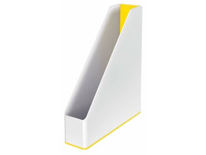 Stojan na časopisy Leitz Žltá Biela A4 polystyrén 7,3 x 31,8 x 27,2 cm