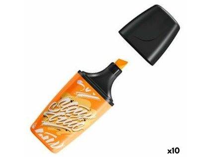 Zvýrazňovač Stabilo BOSS MINI STAY TRUE Oranžová (Sada 10 ks)