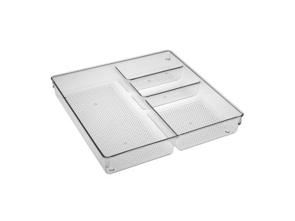 Organizér do kuchyne Versa Transparentná Plastické (30,6 x 30,6 x 5,6 cm)