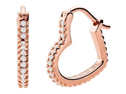 Dámske náušnice Michael Kors HEART HOP Nerezová oceľ