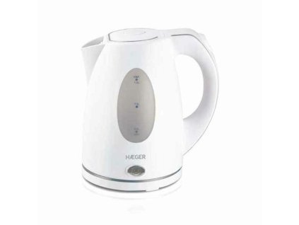 Kanvica Haeger EK-15W.026A Nerezová oceľ Biela 2200 W 1,5 L