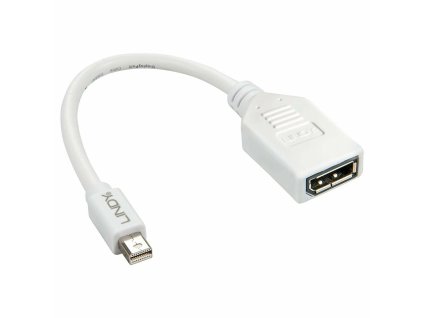 Adaptér Mini DisplayPort na DisplayPort LINDY 41021 Biela