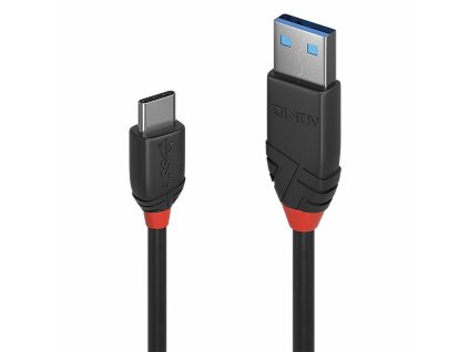 Kábel USB A na USB C LINDY 36916 Čierna 1 m