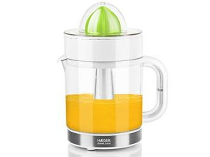 Elektrický lis na citrusy Haeger CJ-040.009A 40 W Biela